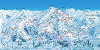 Pistenplan 4 Vallées