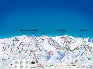 Pisteplan Hochzillertal - Hochfügen - Spieljoch