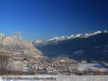 Skigebiet Cavalese, Italien