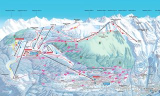 Mappa delle piste Grächen