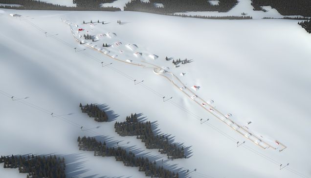 Snow park map 3 Länder Freizeit-Arena