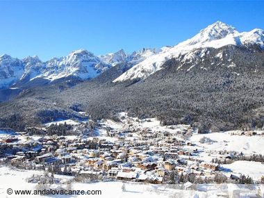 Skigebiet Andalo , Italien