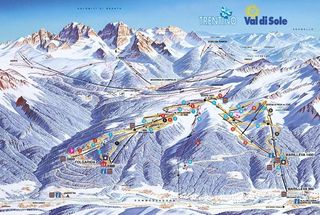 Mappa delle piste Folgarida - Marilleva